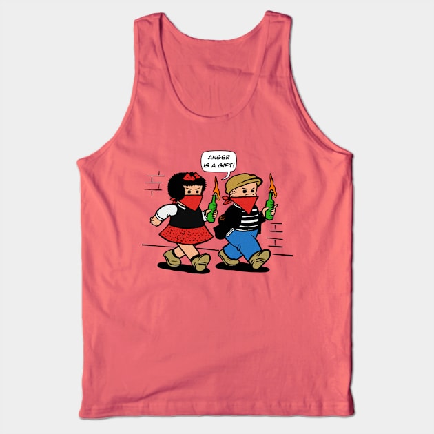 Anger Is A Gift Tank Top by humanxdefect